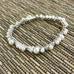 Kate Spade Pearl Caviar Bracelet Silver